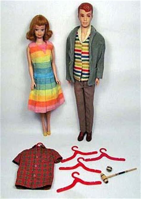 C. 1960'S MIDGE AND ALLAN BARBIE DOLLS W/ CLOTHES