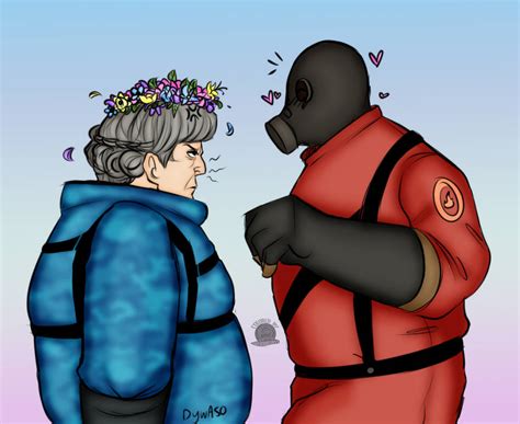 Classic and TF2 Pyro by Blackmoonrose13 on DeviantArt