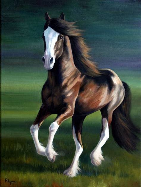 Clydesdale Horse Painting at PaintingValley.com | Explore collection of Clydesdale Horse Painting