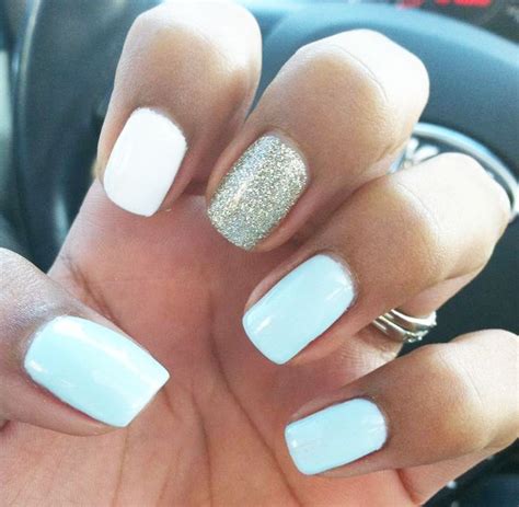 Easy light blue nail designs - serverlader