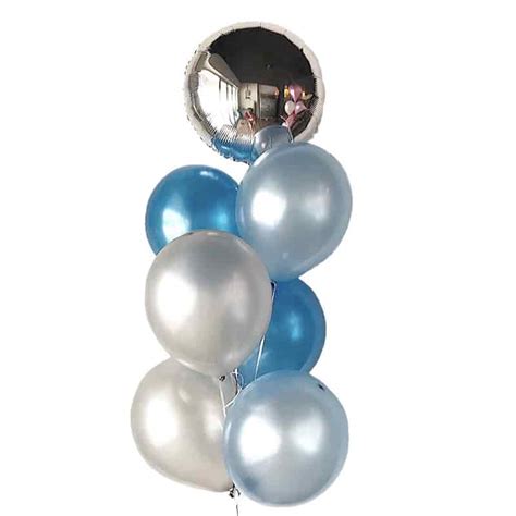 Round Baby Blue Balloon - JUNANDUS