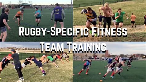 Rugby Specific Fitness Team Training - YouTube