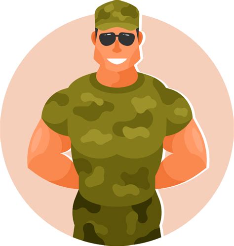 Army soldier vector - Openclipart