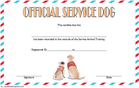 Dog Training Certificate Template [10+ Latest Designs FREE] – Fresh ...