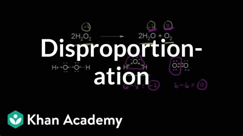 Disproportionation | Redox reactions and electrochemistry | Chemistry ...