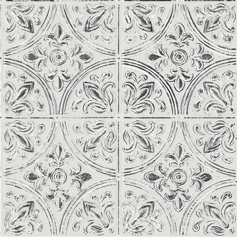 InHome Chelsea Antique White Peel & Stick Tin Tiles | The Home Depot Canada