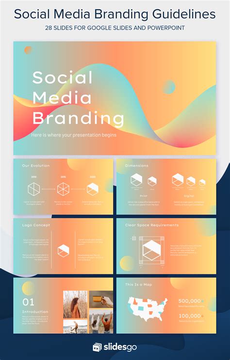 This modern marketing presentation for social networks is 100% free to ...