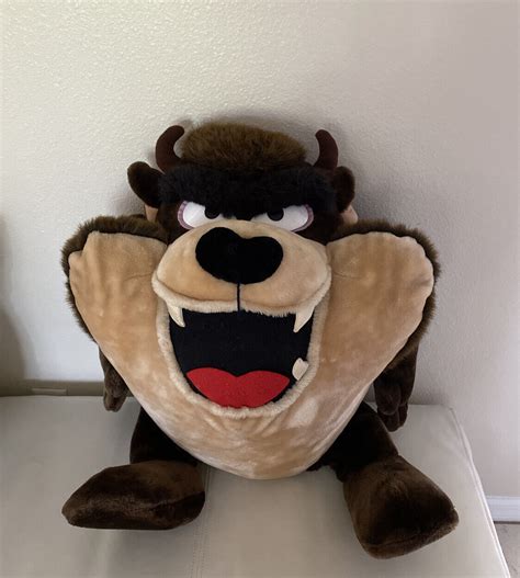 Tazmanian Devil Warner Bros 1993 Taz Plush Large Stuffed Animal 34” | eBay