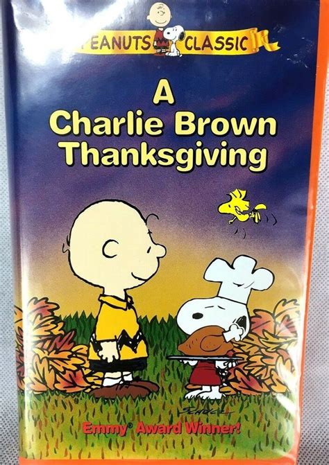 A Charlie Brown Thanksgiving VHS 1999 Clamshell | eBay | Charlie brown thanksgiving, Charlie ...