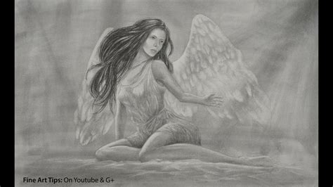 How to Draw an Angel - YouTube