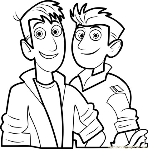 Wild Kratts Coloring Page for Kids - Free Wild Kratts Printable Coloring Pages Online for Kids ...