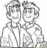 Wild Kratts Coloring Page For Kids  Free Printable sketch template
