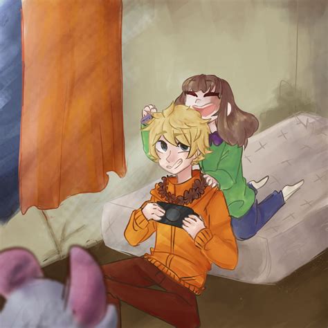 |South park| fanart| Kenny and Karen by renzypretzy on DeviantArt