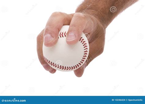 Four Seam Fastball Grip stock photo. Image of hardball - 13246424