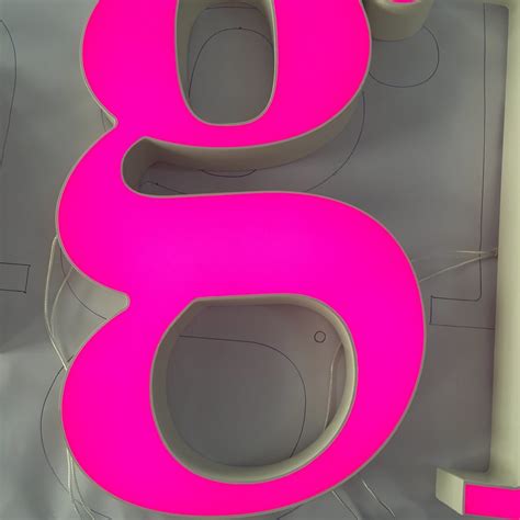 Illuminated 3D Acrylic Letter Signs Customized Front Light LED Letter Display - China Acrylic ...