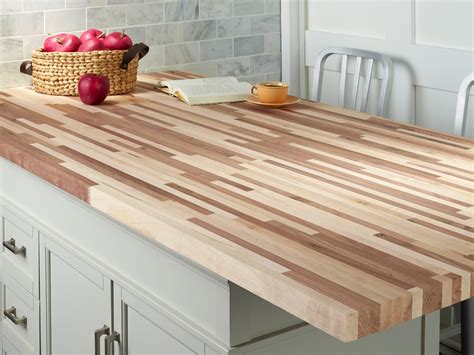 Walnut Maple Mix Butcher Block Countertop 12ft | Floor and Decor