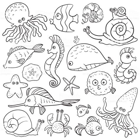 Coloring book (sea life) royalty-free coloring book stock illustration ...