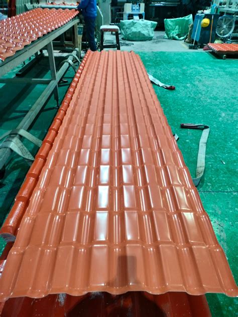 Decorative ASA PVC Synthetic Resin Spanish Roof Tiles Roofing Sheets Panels - China Corrugated ...