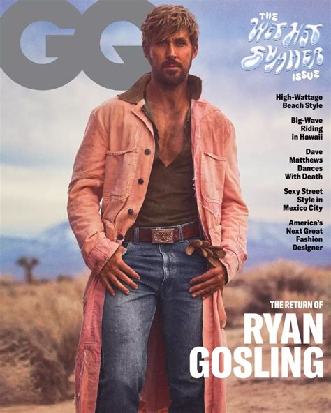 Ryan Gosling Talks Being Barbie's Ken in GQ