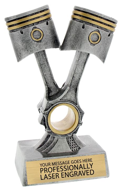 Resin Piston Racing Trophy - 8.5 inch - Trophy Depot