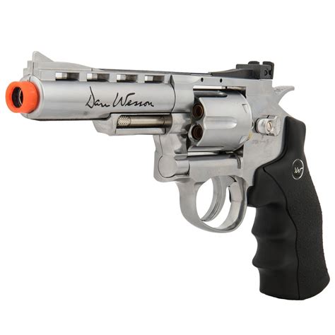 Dan Wesson MB-S CO2 4 Inch Silver US Airsoft Revolver | Camouflage.ca