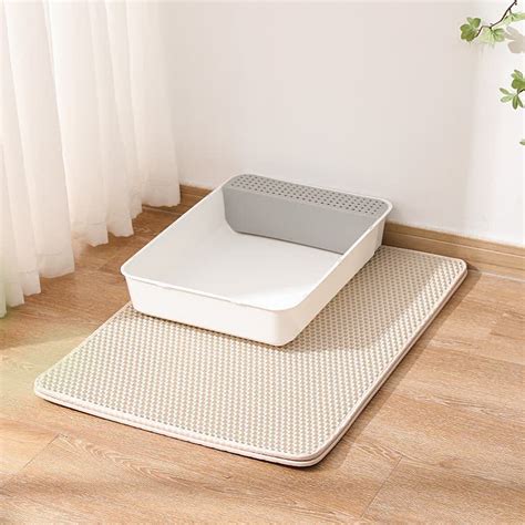 Solid Color Waterproof Cat Litter Mat – ownkoti