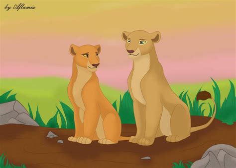 Nala and Kiara by https://www.deviantart.com/aflamia on @DeviantArt ...