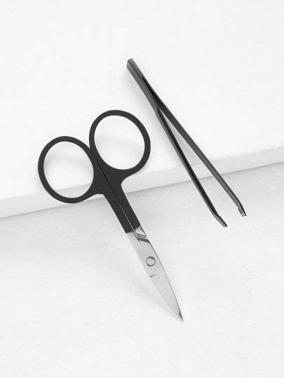 Eyebrow Scissors & Tweezer Set 2pcs -SheIn(Sheinside) Instagram Brows, House Of Beauty ...