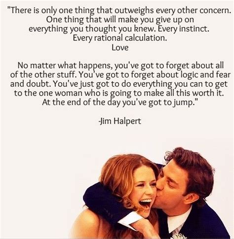 Best quote from The Office. Jim Halpert. Pam Halpert. Love