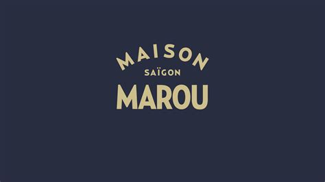 Maison Marou Saigon on Behance | Cafe branding, Gourmet cafe, Branding