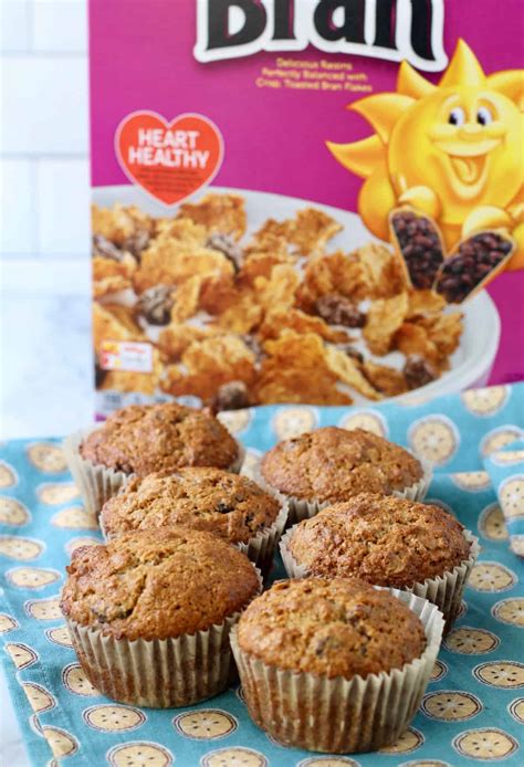 Raisin Bran Muffins | Karen's Kitchen Stories