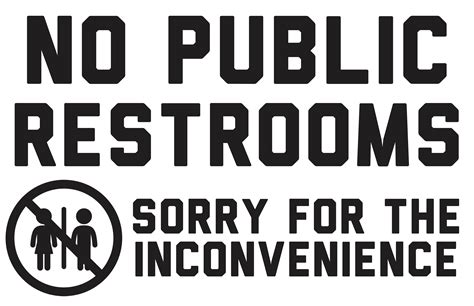 11x17 No Public Restroom - Washington Farmers Market