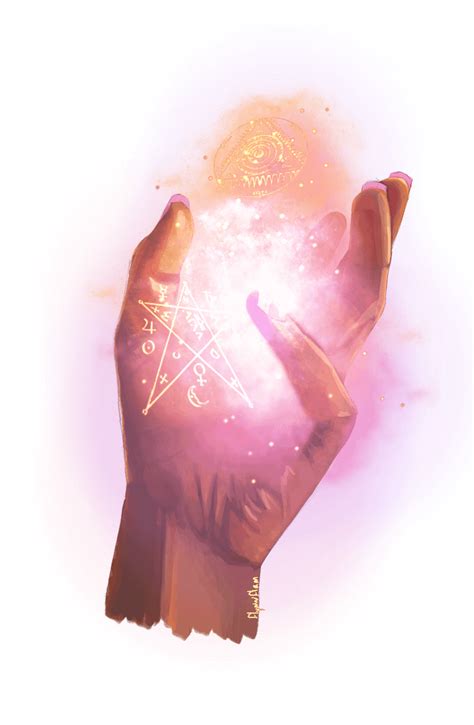 Mage Hand, me, digital, 2021 : r/Art