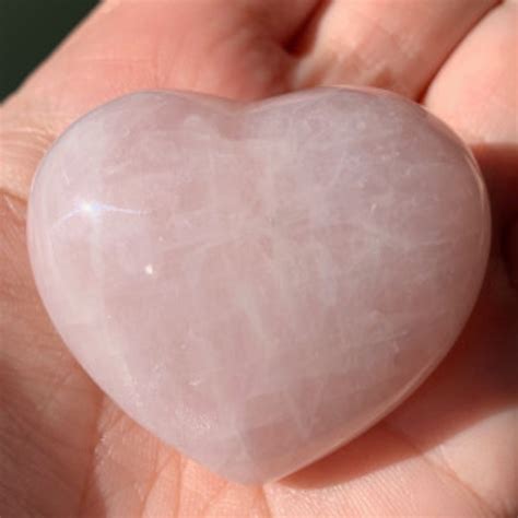 Rose Quartz Heart at Tree of Life Metaphyiscal Books and Gifts