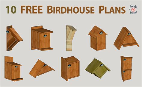 Free Easy DIY Wood Birdhouse Plans