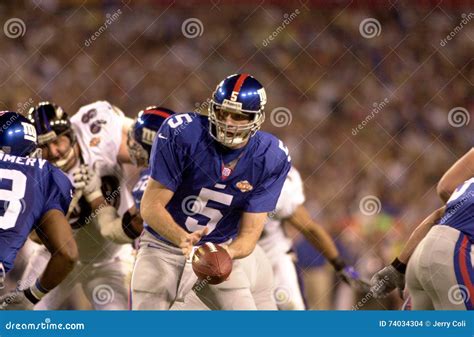 Kerry Collins in Super Bowl XXXV Editorial Stock Image - Image of xxxv ...