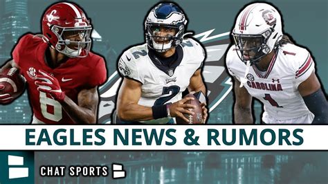 Eagles Rumors: Jalen Hurts Not QB1 Yet? + Eagles Draft Scenarios In ...