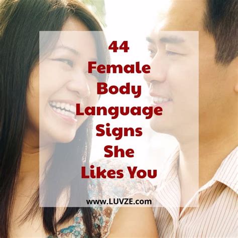 44 Female Body Language Signs She Likes You & Is Interested In You