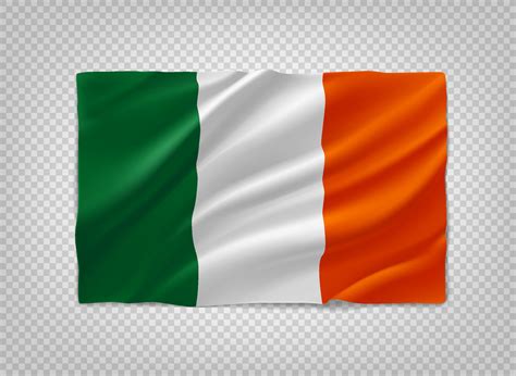 Flag of Ireland. 3d vector object isolated on transparent background 8079274 Vector Art at Vecteezy