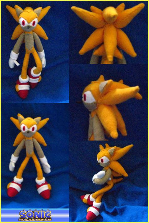 Super Sonic Plushie by Zero20-2 on DeviantArt