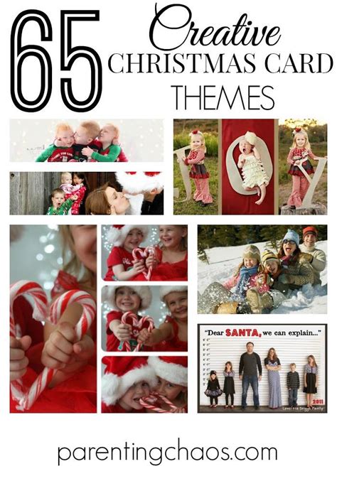 65 Creative Christmas Card Themes #HolidayCardThemes