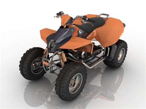 Quad bike 3D model Download for Free