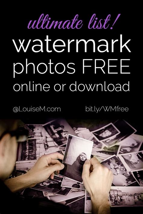 Free Watermark Software & Sites to Watermark Online