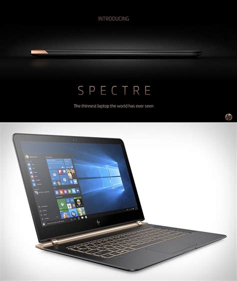 HP Spectre is World's Thinnest Laptop at 10.4mm, Has 9.45-Hour Battery Life - TechEBlog