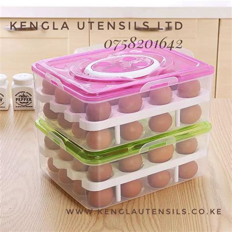 32 piece plastic egg storage containers – Kengla Utensils