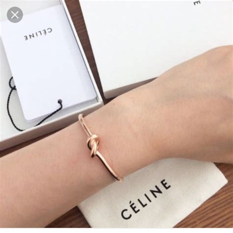 Celine Knot Bracelet in gold, Women's Fashion, Watches & Accessories ...