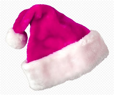 HD Pink Christmas Real Santa Claus Hat PNG | Citypng
