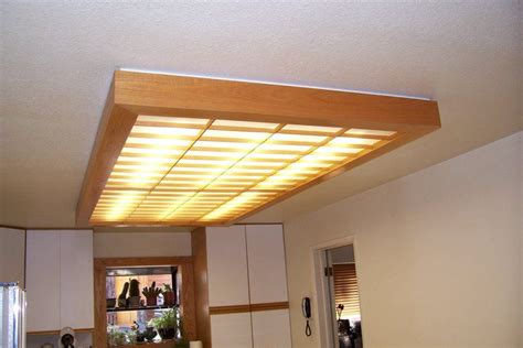 Kitchen Fluorescent Ceiling Light Fixture - Hometalk | Replacing/Updating Fluorescent Ceiling ...