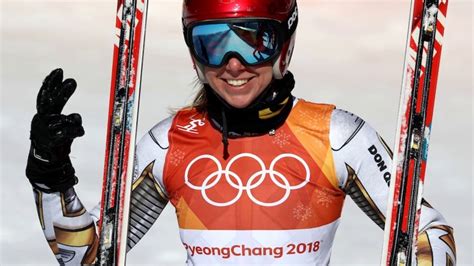 Ester Ledecká, Czech alpine skier, wins gold medal at Super-G at Winter olympics in Pyeongchang ...