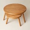 2pc Round Nested Coffee Tables: Rubberwood & Mdf - Hearth & Hand™ With ...